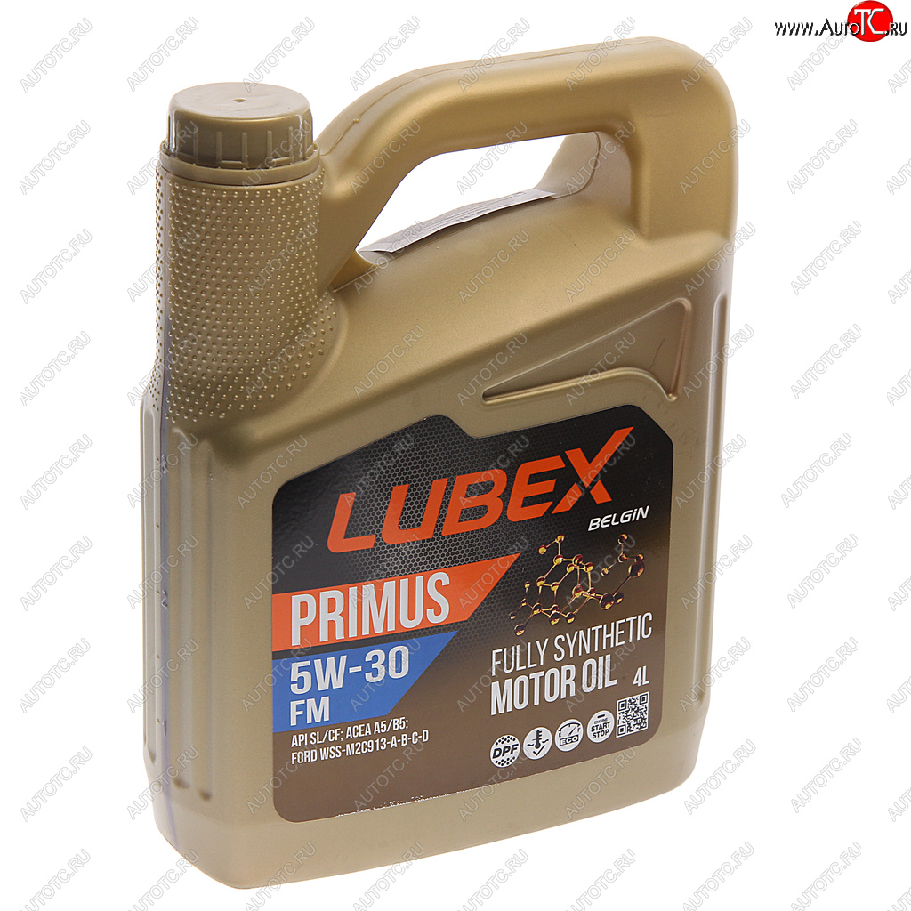 3 999 р. Масло моторное PRIMUS FM CFSL A5B5 5W30 синт.4л LUBEX LUBEX l034-1315-0404  с доставкой в г. Керчь