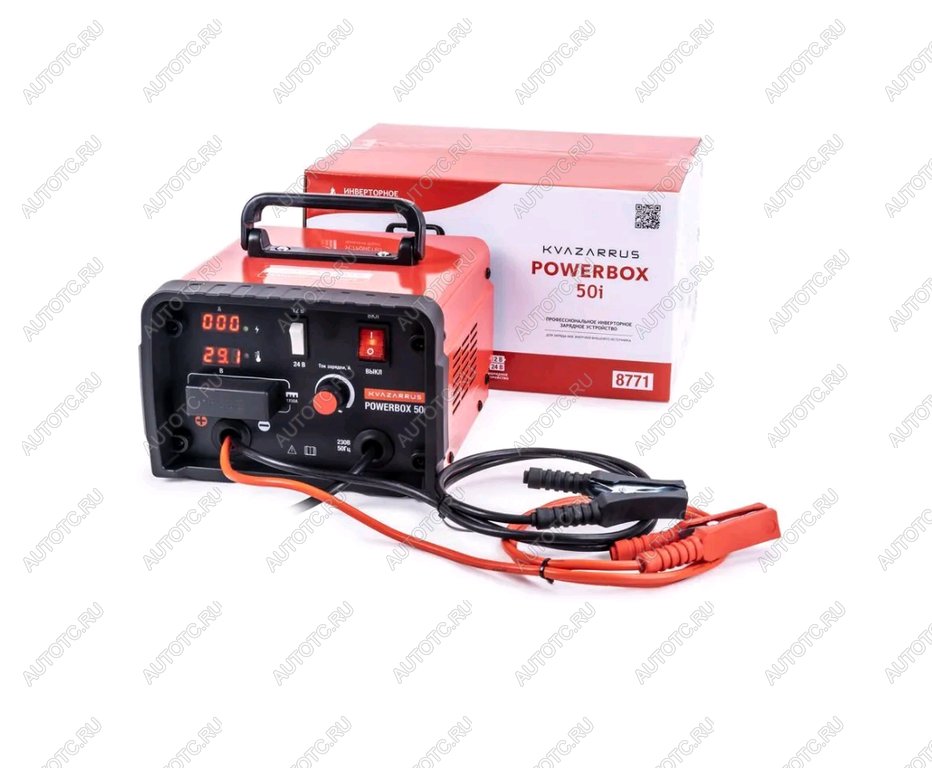 9 249 р. Устройство зарядное 12-24V 50А 20-500Ач 230V (автомат) KVAZARRUS KVAZARRUS powerbox 50i  с доставкой в г. Керчь