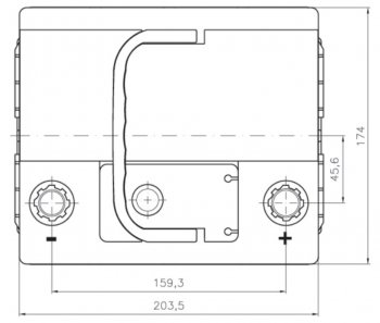 9 399 р. Аккумулятор VOLTHOR Supreme 54Ач обратная полярность,низкий VOLTHOR 6ст54(0) 55401  с доставкой в г. Керчь. Увеличить фотографию 4