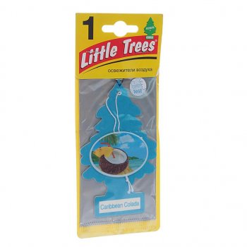 159 р. Ароматизатор подвесной пластина (карибский коктейль) Елочка CAR FRESHNER CAR FRESHNER u1p-10324-russ  с доставкой в г. Керчь. Увеличить фотографию 1