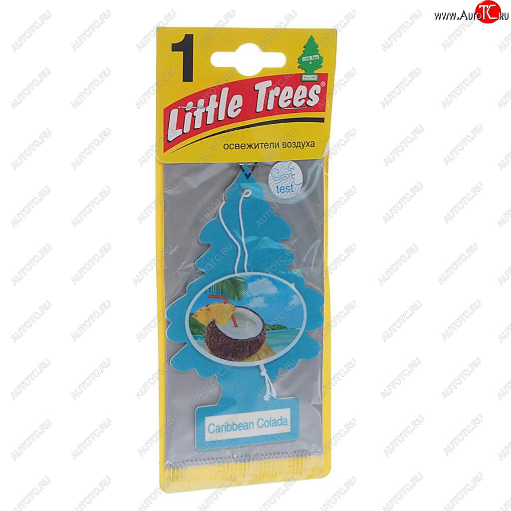 159 р. Ароматизатор подвесной пластина (карибский коктейль) Елочка CAR FRESHNER CAR FRESHNER u1p-10324-russ  с доставкой в г. Керчь
