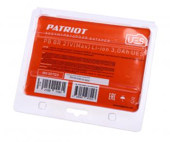 5 649 р. Аккумулятор для электроинструмента 21.0В 3.0Ач PATRIOT PATRIOT 180301123  с доставкой в г. Керчь. Увеличить фотографию 5