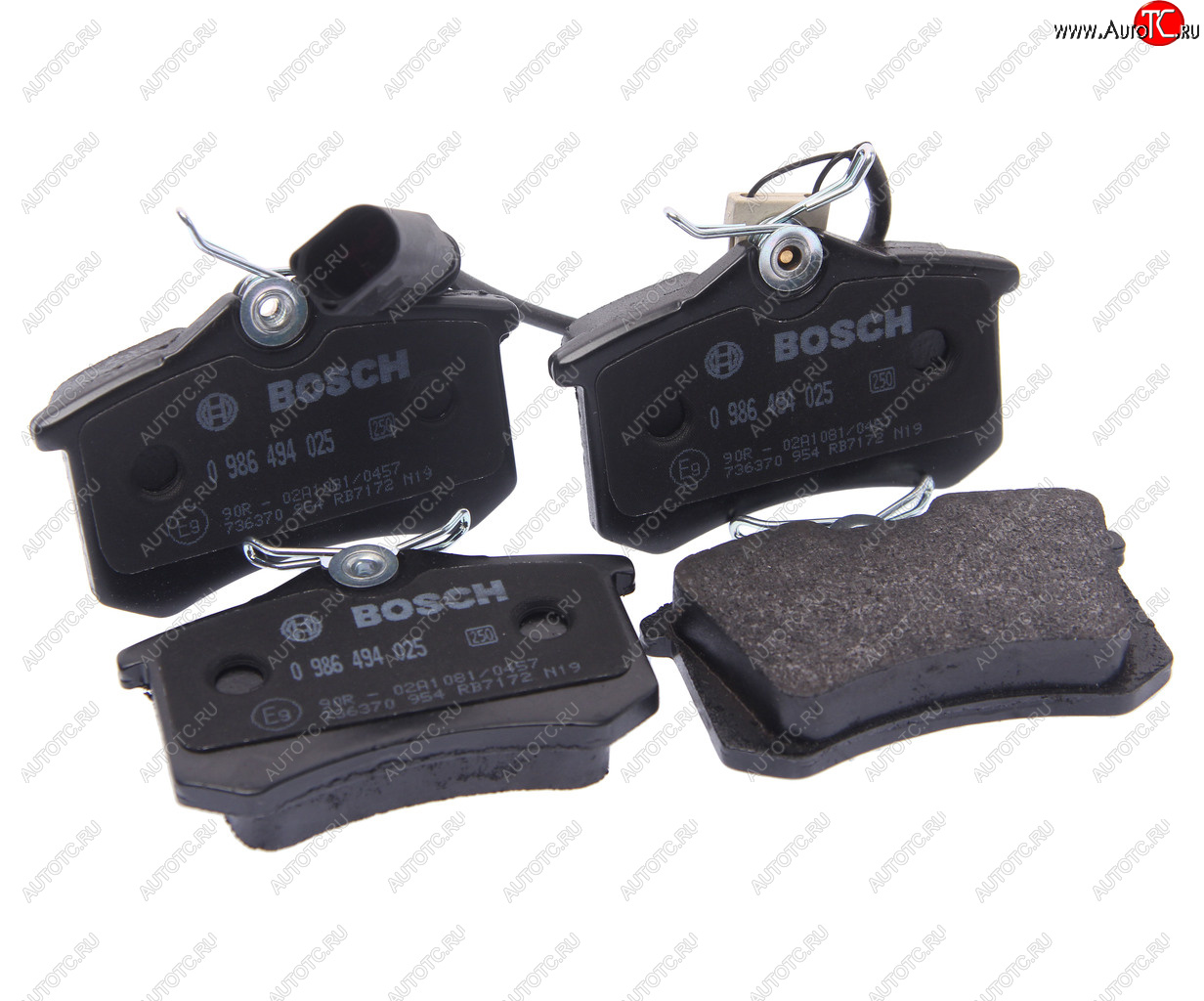 2 659 р. Колодки тормозные задние (4шт.) BOSCH Ford Galaxy WGR минивэн рестайлинг (2000-2006)  с доставкой в г. Керчь