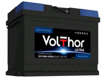 Аккумулятор VOLTHOR Ultra 60Ач VOLTHOR 6ст60(1) 56013