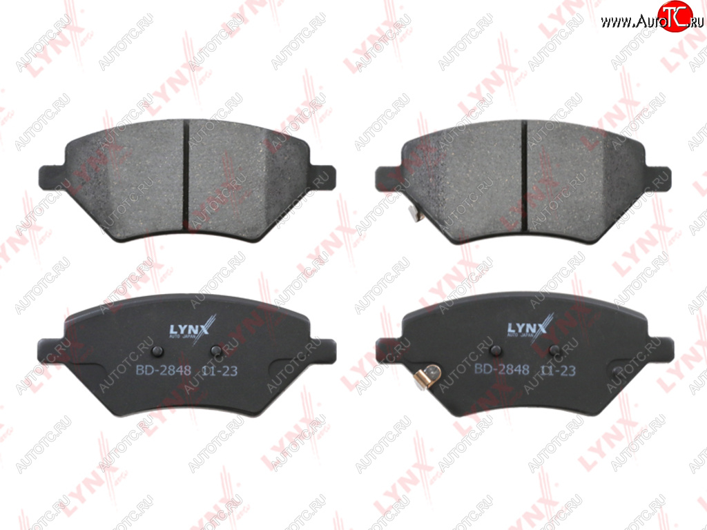 3 499 р. Колодки тормозные передние (4шт.) LYNX Chery Tiggo  рестайлинг (2018-2025)  с доставкой в г. Керчь