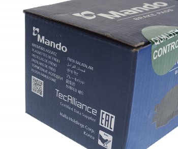1 779 р. Колодки тормозные MERCEDES C (W203),CLK (C209) задние (4шт.) MANDO MANDO mbf015664 MANDO mbf015664  с доставкой в г. Керчь. Увеличить фотографию 3