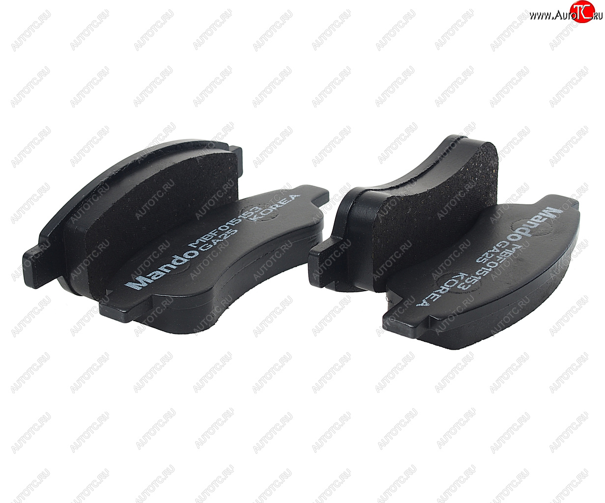 1 739 р. Колодки тормозные PEUGEOT Partner,207,307,1007 CITROEN C4,Berlingo передние (4шт.) MANDO MANDO mbf015153 MANDO mbf015153  с доставкой в г. Керчь