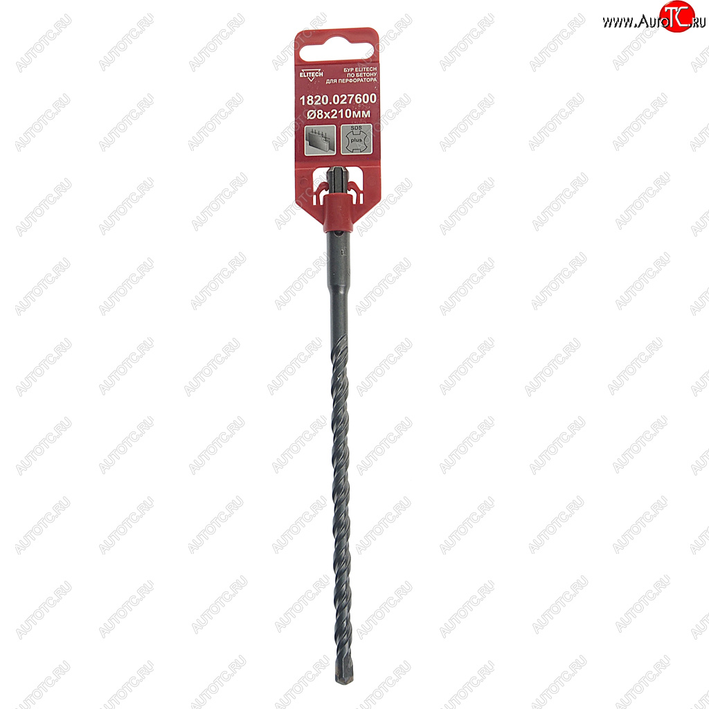 97 р. Бур SDS+ 8х210мм ELITECH ELITECH 1820.027600  с доставкой в г. Керчь