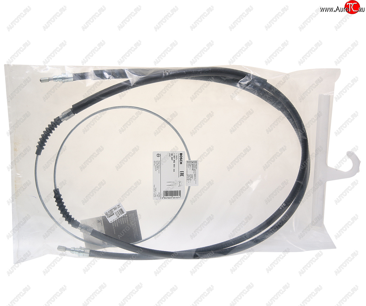 2 199 р. Трос стояночного тормоза PEUGEOT Boxer CITROEN Jumper FIAT Ducato (02-) BOSCH BOSCH 1987482003  с доставкой в г. Керчь