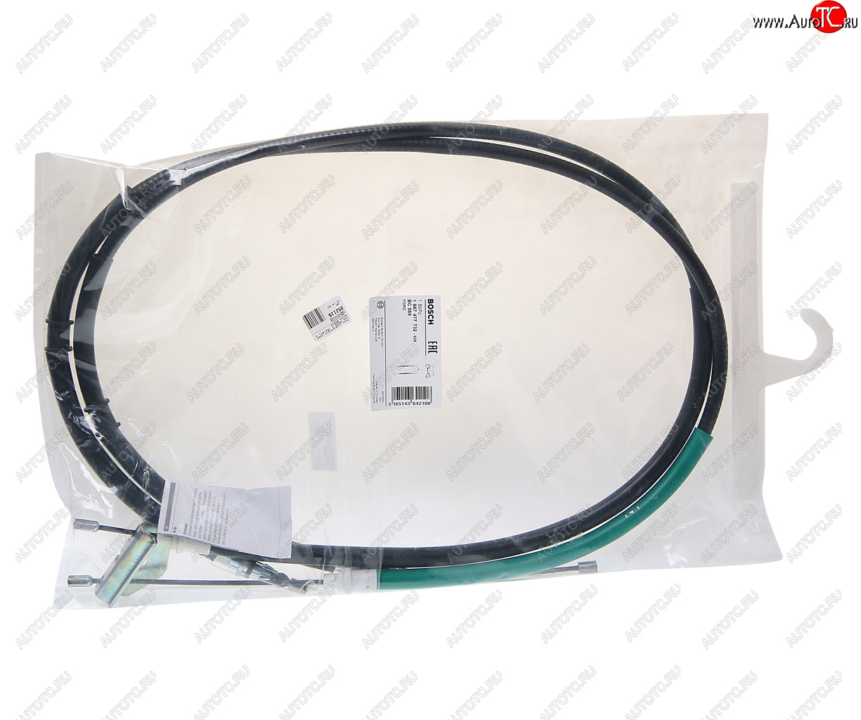 2 799 р. Трос стояночного тормоза MAZDA 2 (03-07) задний BOSCH BOSCH 1987477732  с доставкой в г. Керчь