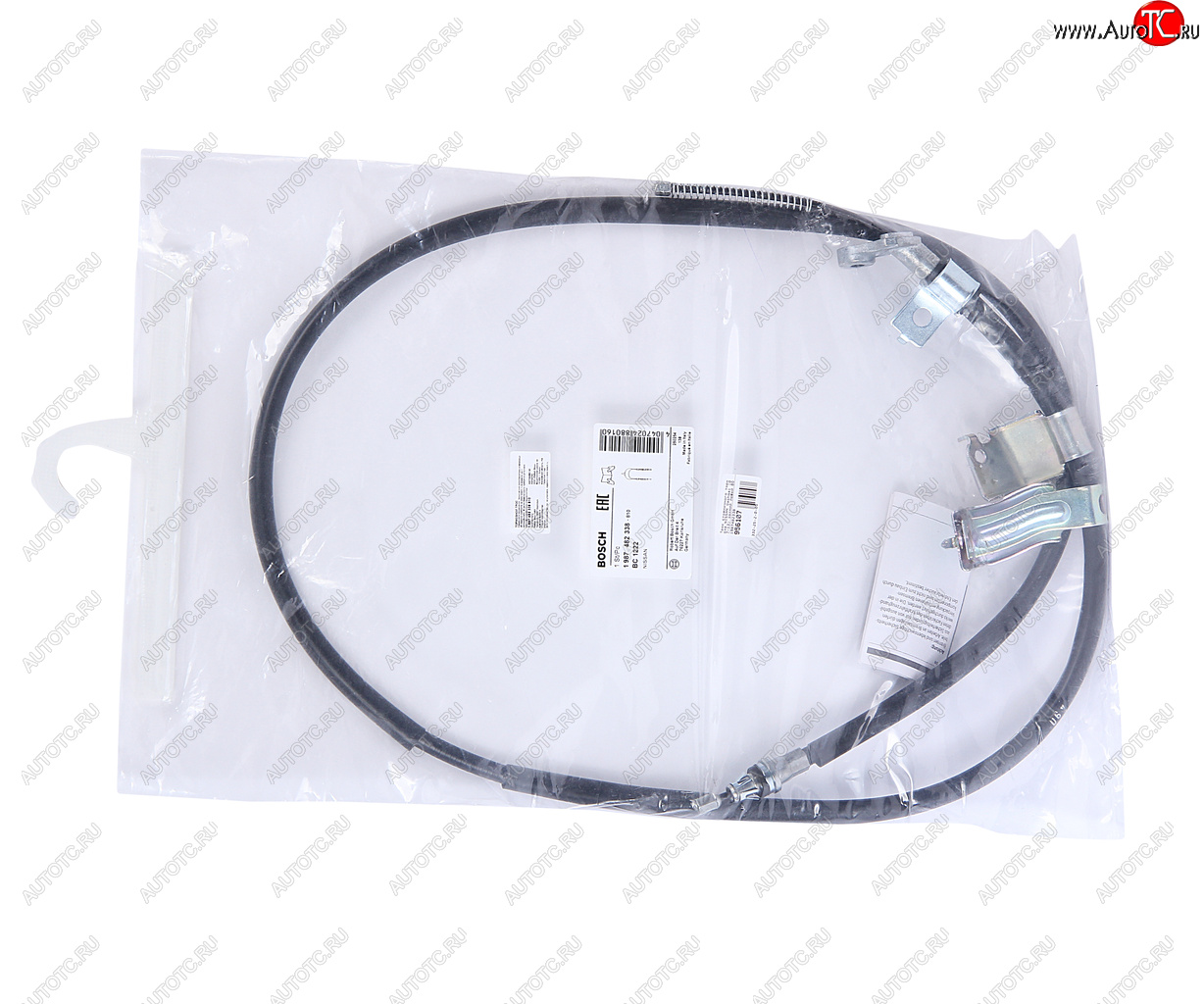 5 849 р. Трос стояночного тормоза NISSAN Qashqai (07-13) задний левый BOSCH BOSCH 1987482338  с доставкой в г. Керчь