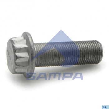 Болт SAF крепления суппорта направляющий (М18x1.5) SAMPA SAMPA 102.577