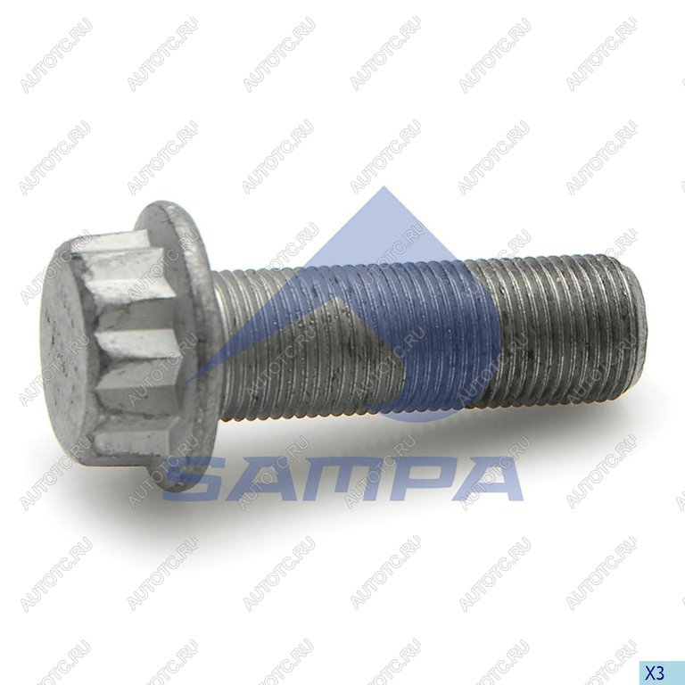 189 р. Болт SAF крепления суппорта направляющий (М18x1.5) SAMPA SAMPA 102.577  с доставкой в г. Керчь