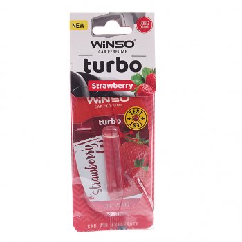 Ароматизатор подвесной жидкостный (strawberry) 5мл Turbo WINSO WINSO 56937 WINSO 56937