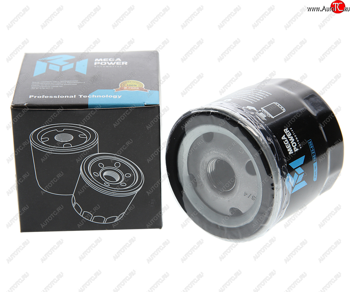 270 р. Фильтр масляный VW Golf (12-),Polo (12-) AUDI A3 (12-) SEAT Leon SKODA Octavia MEGAPOWER MEGAPOWER 100-23-056  с доставкой в г. Керчь