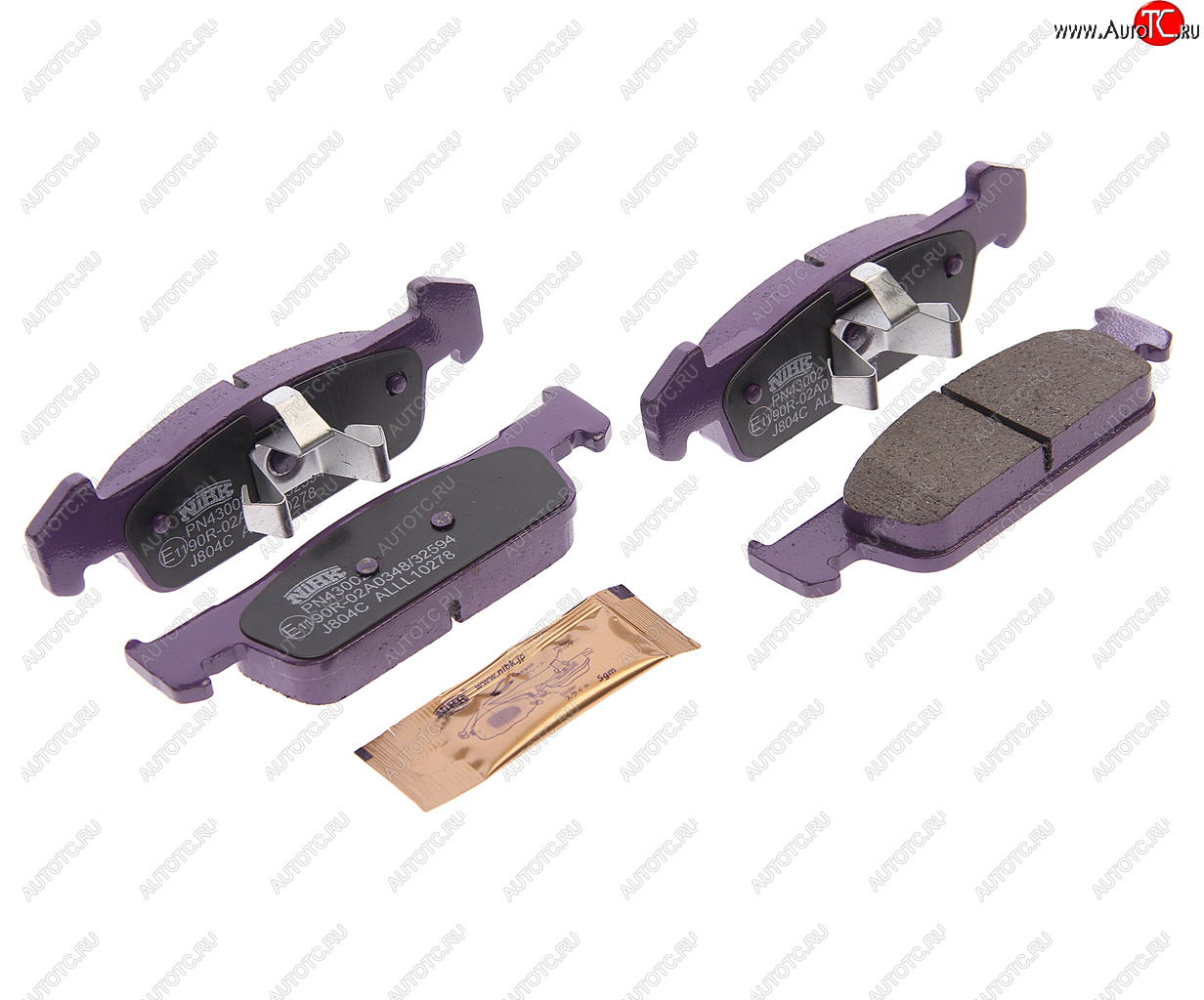 2 299 р. Колодки тормозные передние (4шт.) NIBK Renault Sandero (B8) рестайлинг (2018-2025)  с доставкой в г. Керчь