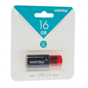 Карта памяти USB 16GB Click черная SMART BUY SMART BUY sb16gbcl-k
