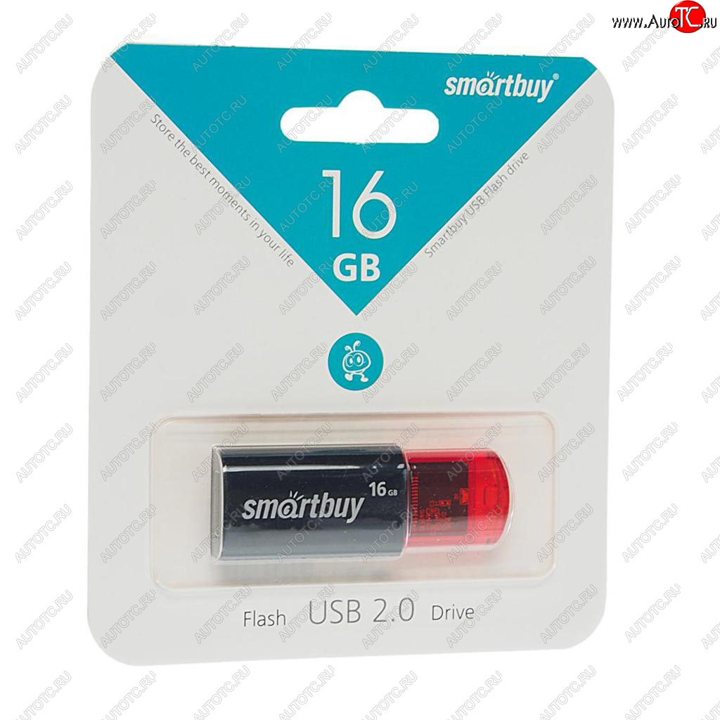 389 р. Карта памяти USB 16GB Click черная SMART BUY SMART BUY sb16gbcl-k  с доставкой в г. Керчь