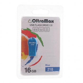 Карта памяти USB 16GB OLTRAMAX OLTRAMAX om-16gb-210-blue