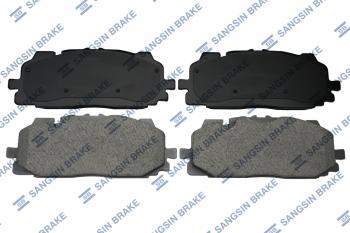 4 199 р. Колодки тормозные передние (4шт.) SANGSIN Audi A4 B8 дорестайлинг, седан (2007-2011)  с доставкой в г. Керчь. Увеличить фотографию 2