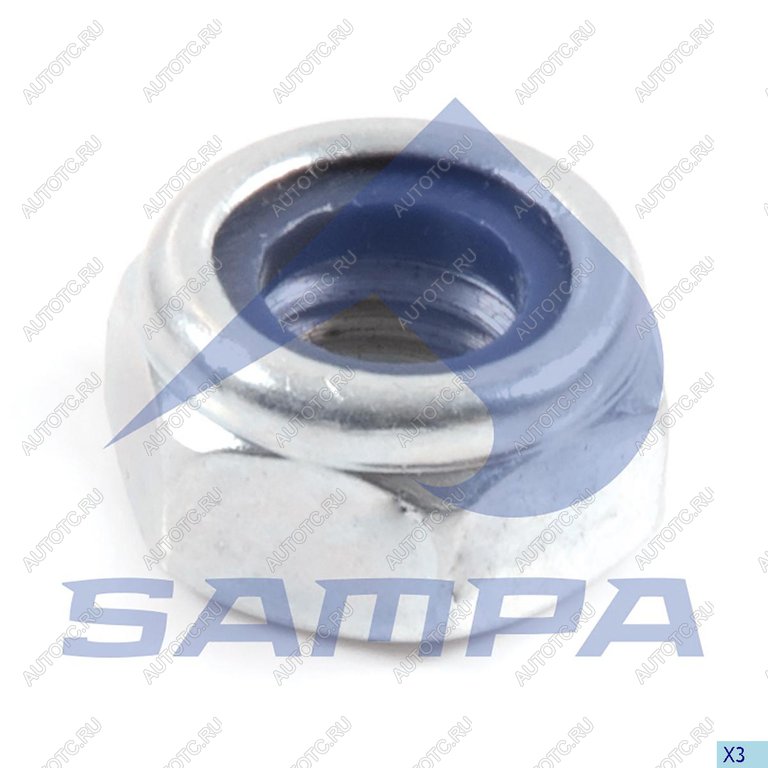 18 р. Гайка стремянки КАМАЗ-5490 MAN (M10x1.5) SAMPA SAMPA 104.107  с доставкой в г. Керчь