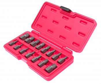 4 699 р. Набор экстракторов 1/8-1/2 3-14мм 15 предметов в кейсе JTC JTC TOOLS CO., LTD jtc-4639 JTC TOOLS CO., LTD jtc-4639  с доставкой в г. Керчь. Увеличить фотографию 1