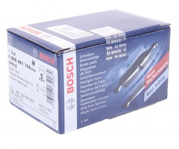 2 299 р. Колодки тормозные задние BOSCH Mitsubishi L400 (1994-2006)  с доставкой в г. Керчь. Увеличить фотографию 3