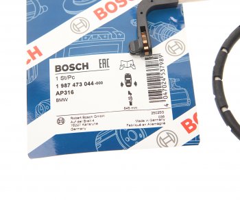 1 299 р. Датчик износа тормозных колодок BMW 7 (E65,E66) задний BOSCH BOSCH 1987473044  с доставкой в г. Керчь. Увеличить фотографию 2