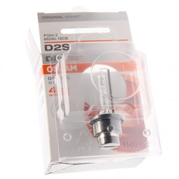4 599 р. Лампа ксеноновая D2S 35W P32d-2 4100K 85V 3200лм блистер (1шт.) Original OSRAM OSRAM 66240-scb   с доставкой в г. Керчь. Увеличить фотографию 1