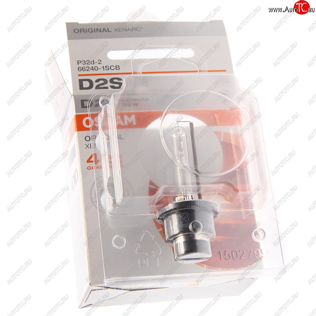 4 599 р. Лампа ксеноновая D2S 35W P32d-2 4100K 85V 3200лм блистер (1шт.) Original OSRAM OSRAM 66240-scb   с доставкой в г. Керчь