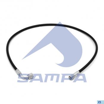 Шланг SCANIA подъема кабины L=1490мм SAMPA SAMPA 043.293