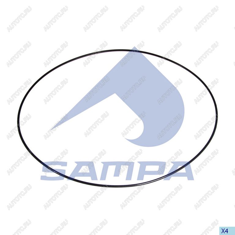 140 р. Кольцо уплотнительное VOLVO FH ступицы (248х3мм) SAMPA SAMPA 032.187  с доставкой в г. Керчь