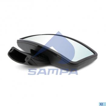 Зеркало боковое MERCEDES Actros бордюрное SAMPA SAMPA 206.461