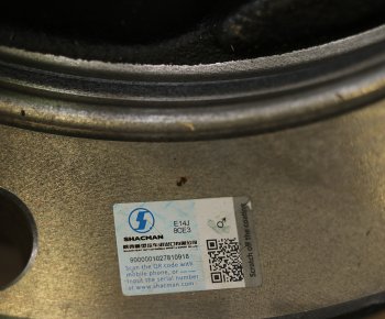 8 699 р. Ступица SHACMAN SHAANXI X3000 задняя (мост HDZ300) OE SHACMAN 81.35701.0128  с доставкой в г. Керчь. Увеличить фотографию 3