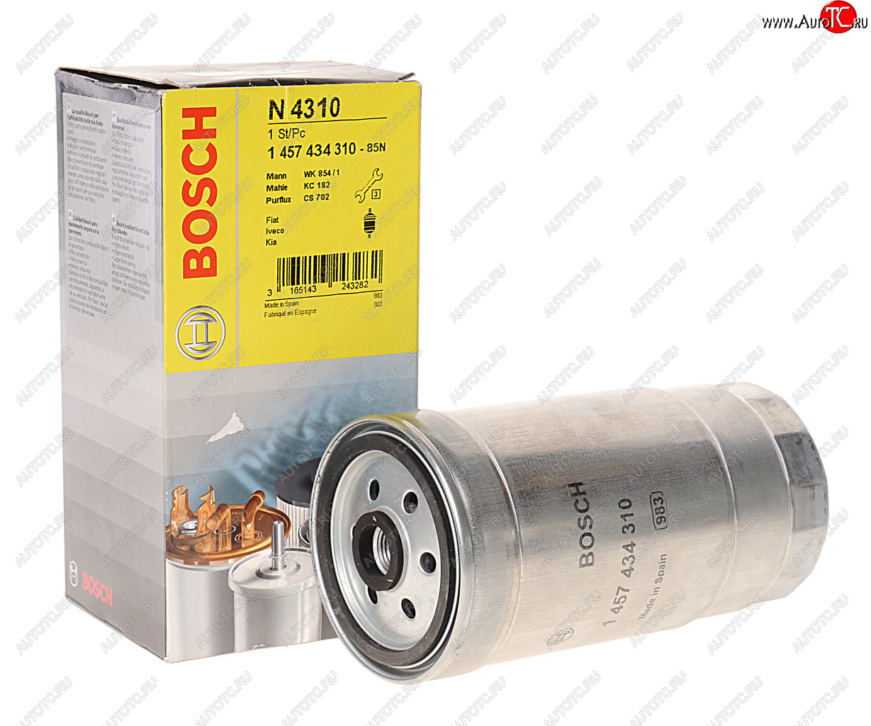 1 159 р. Фильтр топливный УАЗ тонкой очистки (дв.IVECO) BOSCH BOSCH 1457434310  с доставкой в г. Керчь