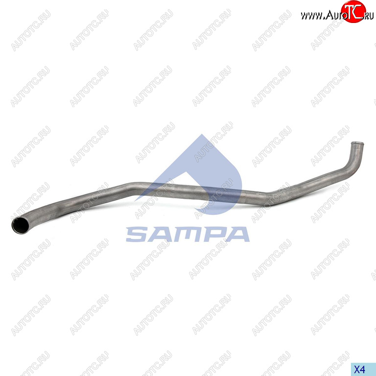 6 999 р. Труба DAF системы охлаждения ретардера передняя (ЕВРО-5) SAMPA SAMPA 052.051  с доставкой в г. Керчь
