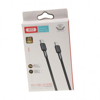 349 р. Кабель USB Type C-USB Type C 1м черный XO XO nb183b black  с доставкой в г. Керчь. Увеличить фотографию 2