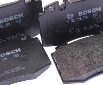 4 649 р. Колодки тормозные передние (4шт.) BOSCH Mercedes-Benz E-Class W211 дорестайлинг седан (2002-2006)  с доставкой в г. Керчь. Увеличить фотографию 2