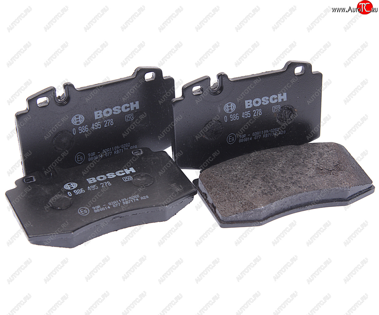 4 649 р. Колодки тормозные передние (4шт.) BOSCH Mercedes-Benz E-Class W211 дорестайлинг седан (2002-2006)  с доставкой в г. Керчь