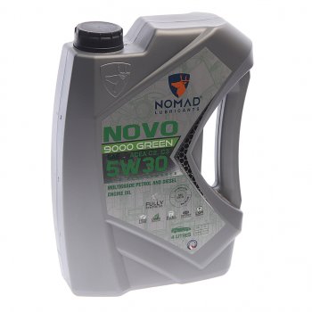 3 989 р. Масло моторное NOVO 9000 GREEN C2C3 5W30 синт.4л NOMAD NOMAD 6297000873596  с доставкой в г. Керчь. Увеличить фотографию 1