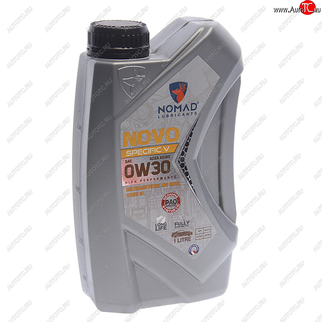 1 439 р. Масло моторное NOVO Specific V A5B5 0W30 синт.1л NOMAD NOMAD 6290360905846  с доставкой в г. Керчь