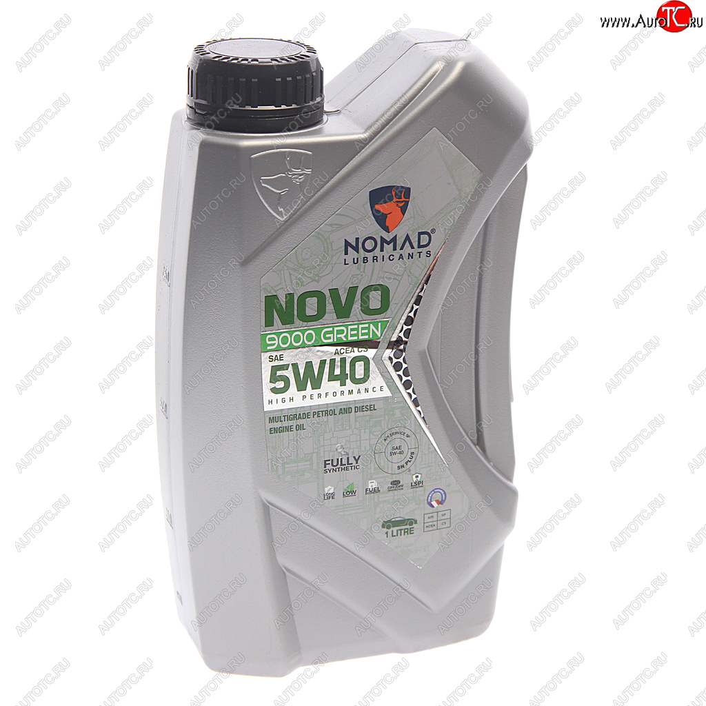 999 р. Масло моторное NOVO 9000 GREEN C3 5W40 синт.1л NOMAD NOMAD 6290360901039  с доставкой в г. Керчь