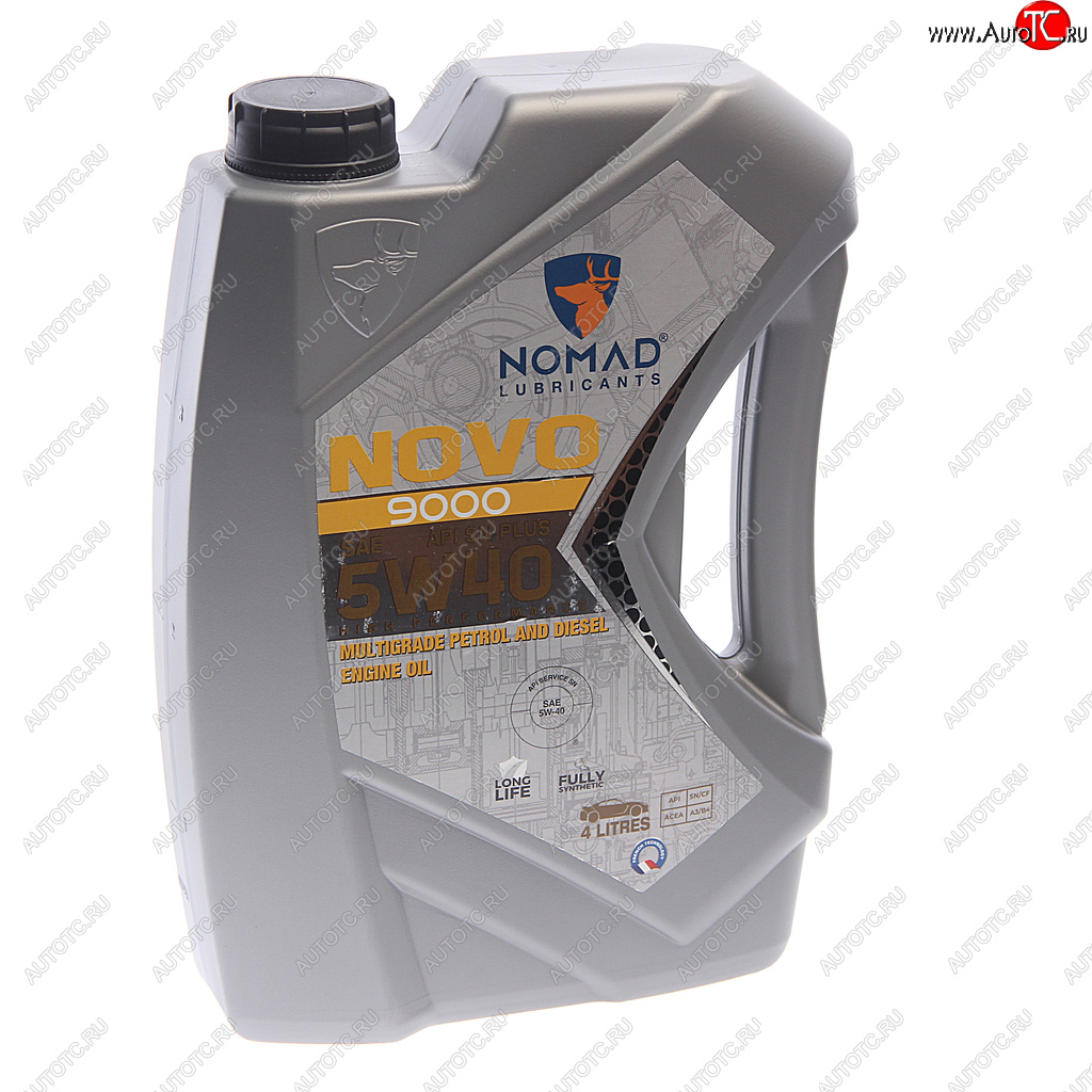 3 699 р. Масло моторное NOVO 9000 SP 5W40 синт.4л NOMAD NOMAD 6297000872728  с доставкой в г. Керчь