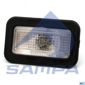 1 389 р. Плафон MERCEDES освещения дверного проема SAMPA SAMPA 204.495  с доставкой в г. Керчь. Увеличить фотографию 1