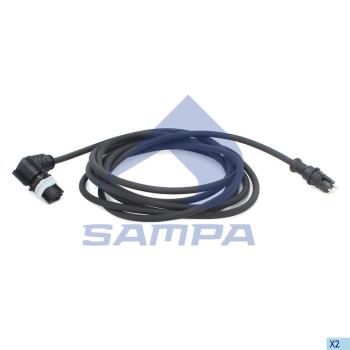 999 р. Кабель электрический АБС SCANIA SCHMITZ KRONE L=3000мм соединительный SAMPA SAMPA 096.3877  с доставкой в г. Керчь. Увеличить фотографию 1