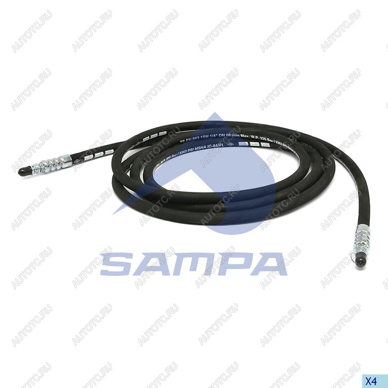 2 259 р. Шланг MERCEDES Axor сцепления 3900мм SAMPA SAMPA 201.279  с доставкой в г. Керчь