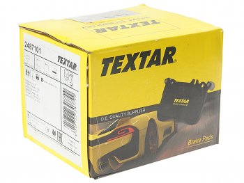 2 699 р. Колодки тормозные задние (4шт.) TEXTAR Suzuki Grand Vitara JT 3 двери дорестайлинг (2005-2008)  с доставкой в г. Керчь. Увеличить фотографию 2
