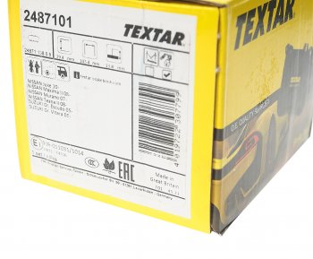 2 699 р. Колодки тормозные задние (4шт.) TEXTAR Suzuki Grand Vitara JT 3 двери дорестайлинг (2005-2008)  с доставкой в г. Керчь. Увеличить фотографию 3