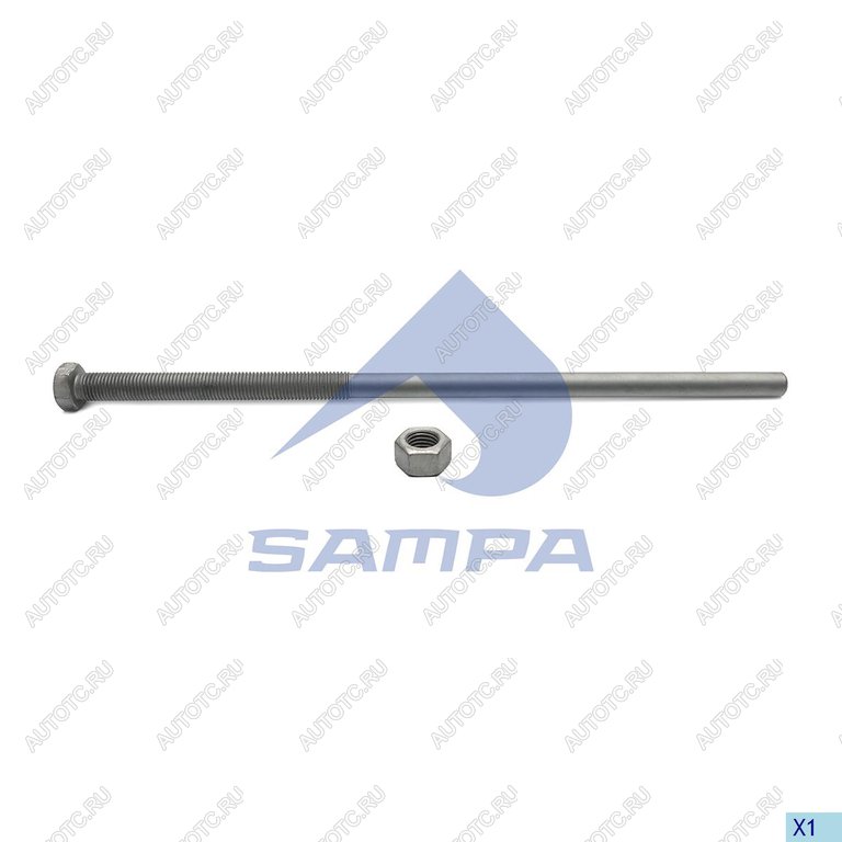 1 039 р. Болт M16x410 седельного устройства регулировочный SAMPA SAMPA 092.749  с доставкой в г. Керчь