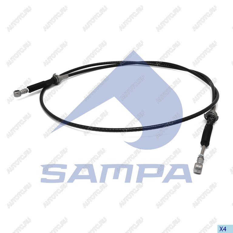 9 649 р. Трос SCANIA переключения КПП SAMPA SAMPA 047.350  с доставкой в г. Керчь